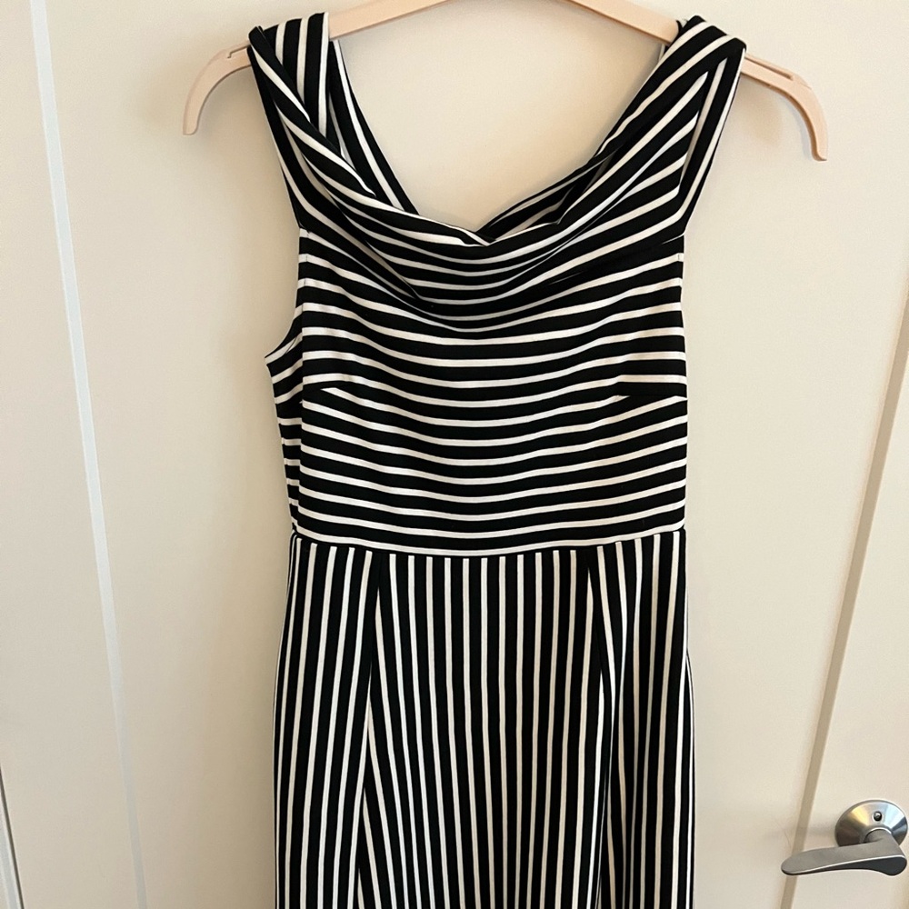 Tea Length off shoulder Banana Republic dress